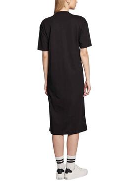 Vestido Calvin Klein Jeans Monologo Negro Mujer