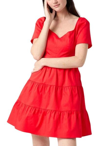Vestido Naf Naf Phar Rojo para Mujer