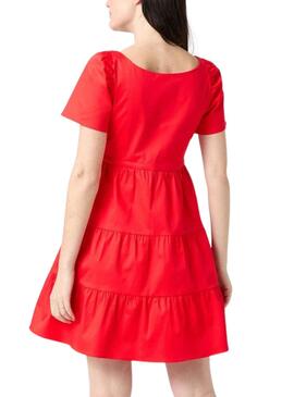 Vestido Naf Naf Phar Rojo para Mujer