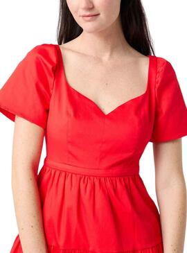 Vestido Naf Naf Phar Rojo para Mujer