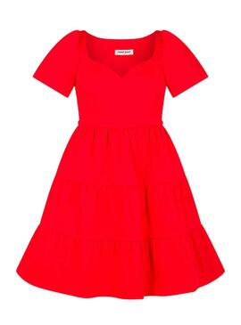 Vestido Naf Naf Phar Rojo para Mujer