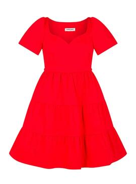 Vestido Naf Naf Phar Rojo para Mujer