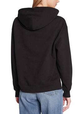 Sudadera Tommy Jeans Signature Hood Negro