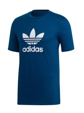 Camiseta Adidas Trefoil Azul Leyenda Hombre