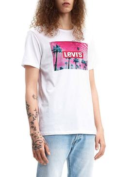 Camiseta Levis Graphic Setin Blanco Hombre 