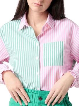 Camisa Naf Naf Rayas Bicolor para Mujer