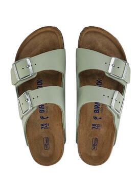 Sandalias Birkenstock Arizona Verde para Mujer