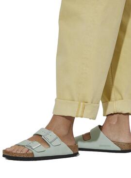 Sandalias Birkenstock Arizona Verde para Mujer