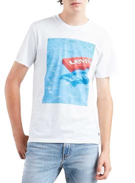 Camiseta Levis Graphic Summer Blanca Hombre