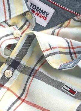 Camisa Tommy Jeans Classic Blanco para Hombre