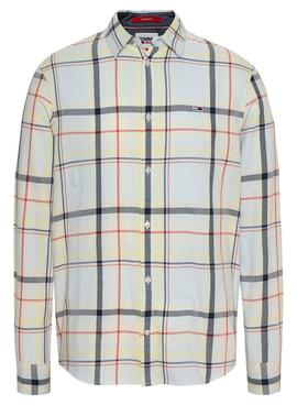 Camisa Tommy Jeans Classic Blanco para Hombre