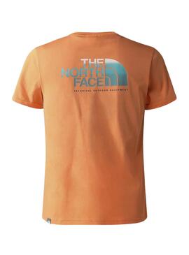 Camiseta The North Face Graphic Naranja Hombre