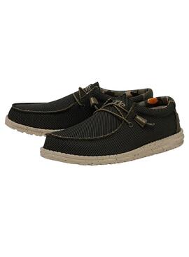 Zapatillas Hey Dude Wally Sox Negro para Hombre