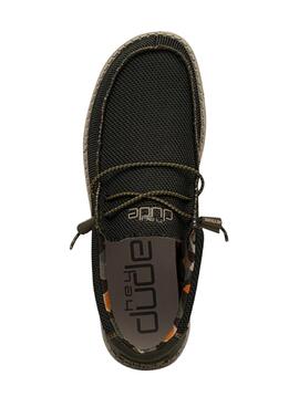 Zapatillas Hey Dude Wally Sox Negro para Hombre