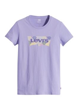Camiseta Levis Quilt Morado para Mujer