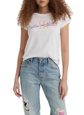 Camiseta Levis California Blanco para Mujer