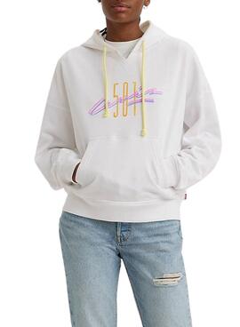 Sudadera Levis Graphic Blanco para Mujer