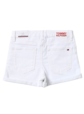 Short Tommy Hilfiger Nora Blanco para Niña