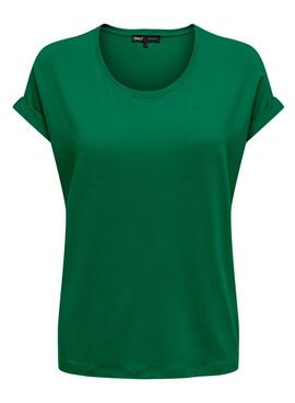 Camiseta Only Moster Verde para Mujer