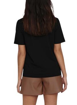 Camiseta Only Lonely Negro para Mujer
