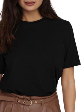 Camiseta Only Lonely Negro para Mujer