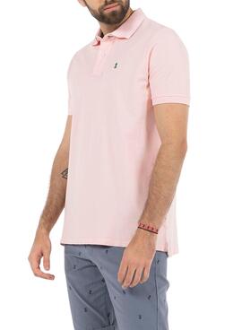 Polo El Pulpo Basic Rosa para Hombre