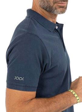 Polo El Pulpo Basic Azul Lavado para Hombre