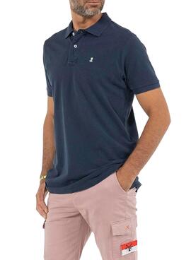 Polo El Pulpo Basic Azul Lavado para Hombre