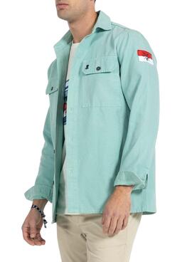 Sobrecamisa El Pulpo Landscape Verde para Hombre