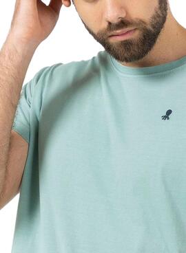 Camiseta El Pulpo Basic Turquesa para Hombre