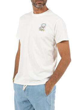 Camiseta El Pulpo Starlight Blanco para Hombre