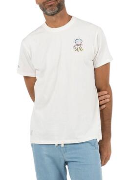 Camiseta El Pulpo Starlight Blanco para Hombre