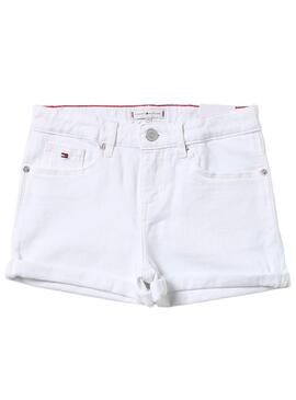 Short Tommy Hilfiger Nora Blanco para Niña