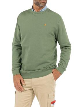 Sudadera El Pulpo Basic Crewneck Verde para Hombre