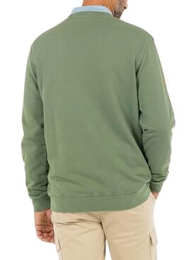 Sudadera El Pulpo Basic Crewneck Verde para Hombre