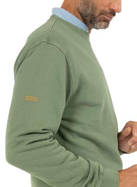 Sudadera El Pulpo Basic Crewneck Verde para Hombre