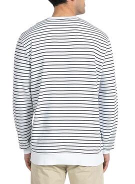 Sudadera El Pulpo Windsurfer Blanco para Hombre