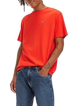 Camiseta Tommy Jeans Classics Rojo Hombre