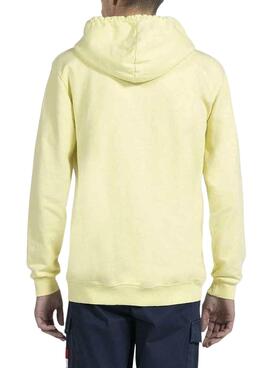 Sudadera El Pulpo Hoodie Amarillo para Hombre