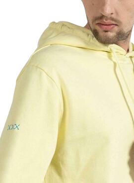 Sudadera El Pulpo Hoodie Amarillo para Hombre
