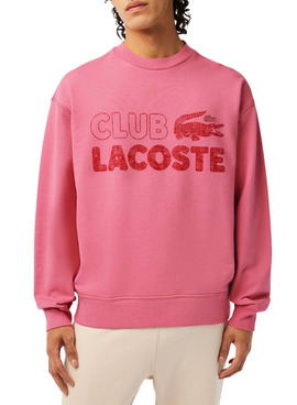 Sudadera Lacoste Club Rosa para Hombre