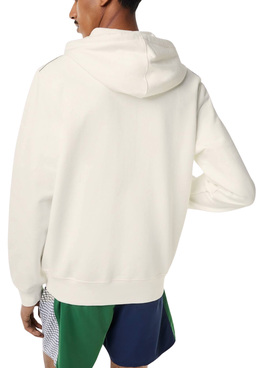 Sudadera Lacoste Clasic Blanco para Hombre