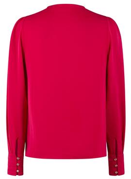 Camisa Naf Naf Coach Rosa para Mujer