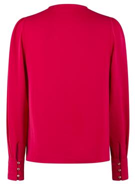 Camisa Naf Naf Coach Rosa para Mujer