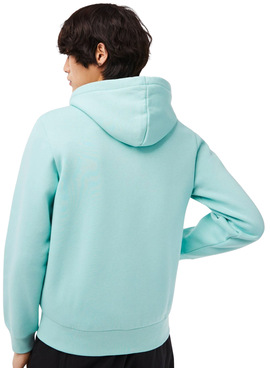 Sudadera Lacoste Básica Azul Claro para Hombre