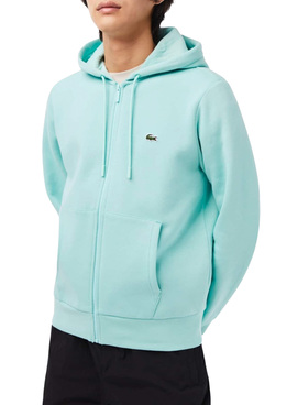 Sudadera Lacoste Básica Azul Claro para Hombre