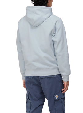 Sudadera Carhartt Hooded Chase Azul Hombre