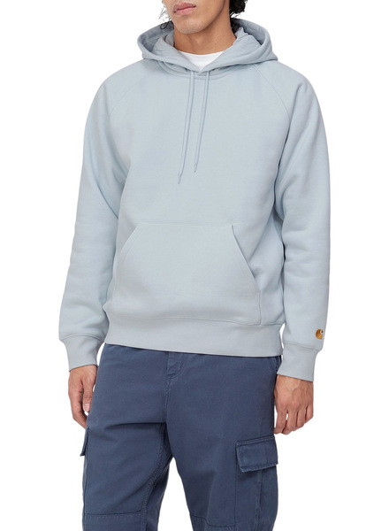 Sudadera Carhartt Hooded Chase Azul Hombre