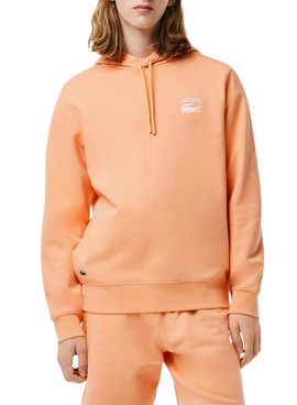 Sudadera Lacoste Classic Fit Naranja para Hombre