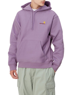 Sudadera Carhartt Hooded American Script Violeta